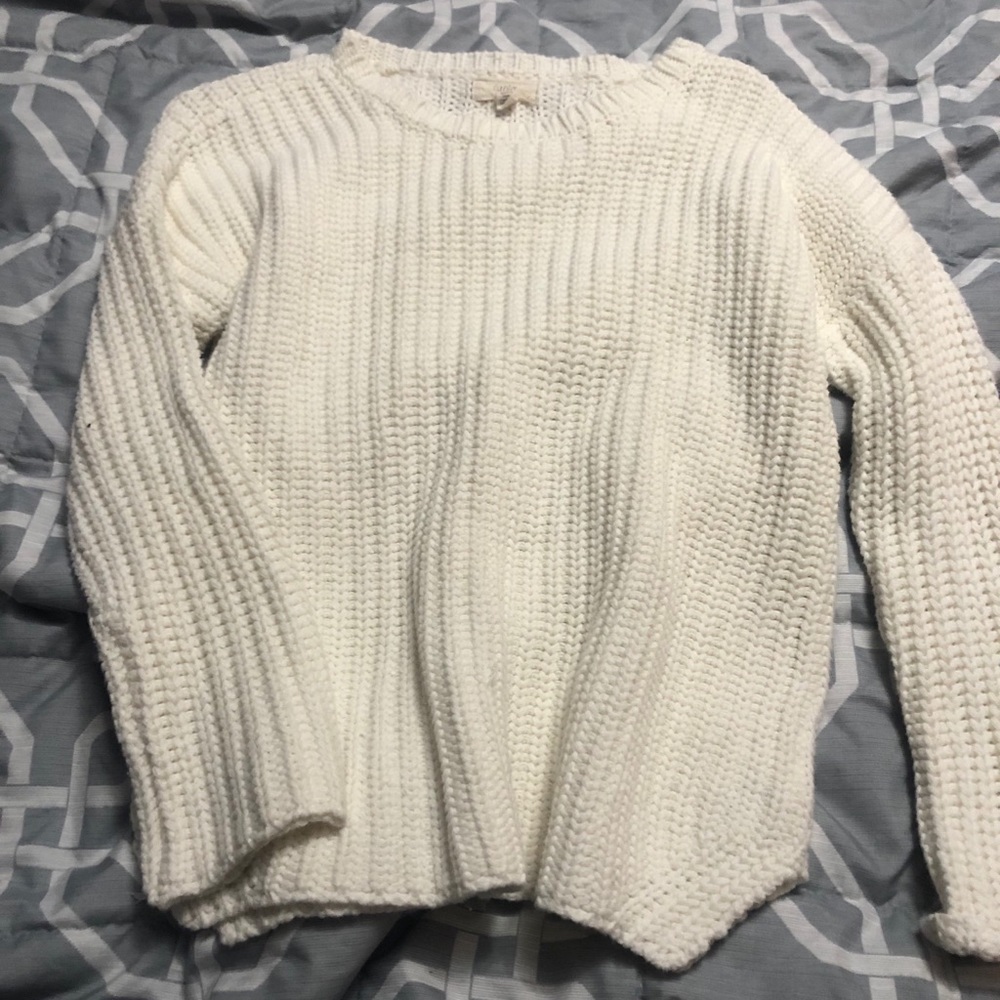 White sweater